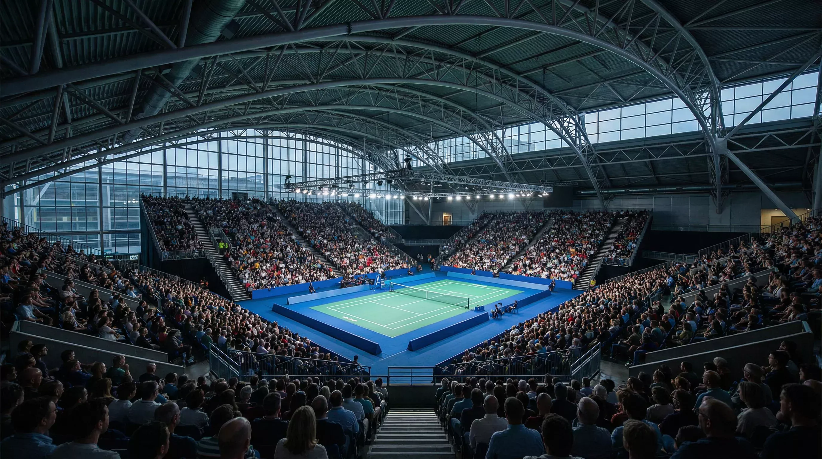 Historische Badminton-Arena bei den All England Open Championships